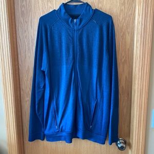 Lululemon Engineered Warmth Full Zip Men’s XXL Blue gently used, great condition